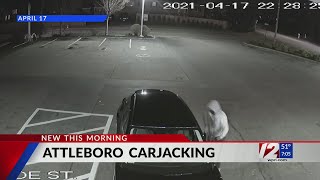 Attleboro police release video of suspect that stole car with elderly woman within