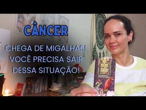 ♋TARÔ CÂNCER♋💕CHEGA DE VIVER NA ESCASSEZ! DEPENDE DE VOCÊ SAIR DESSA ENERGIA!