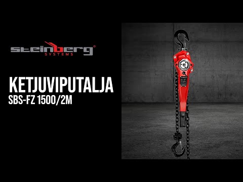 video - Ketjuviputalja - 1 500 kg - 2 m