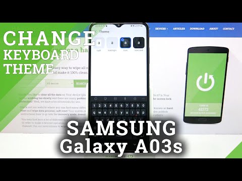 How to Change Keyboard Theme on SAMSUNG Galaxy A03S – Set Up Keyboard Theme