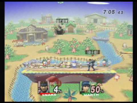 mikeHAZE (Marth) Vs. A.C (Snake) 2