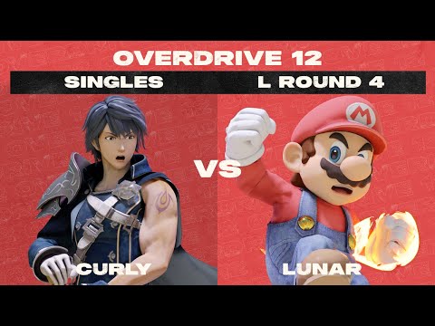OVERDRIVE 12 | Losers Round 4 - Curly vs Lunar | Smash Ultimate SSBU