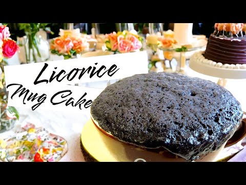 Dark and Delicious Licorice Mug Cake Recipe