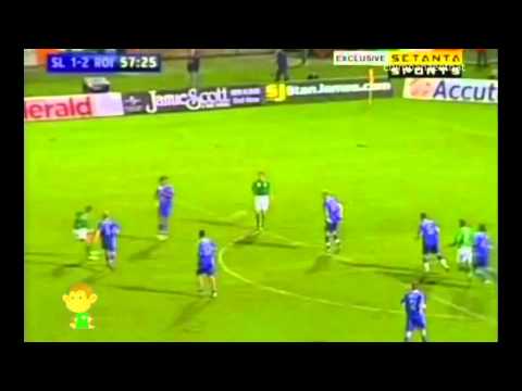 Kevin Doyle Wonder Goal :::::  Slovakia v Ireland 2007