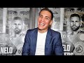 OSCAR VALDEZ "CANELO TOLD ME HES KNOCKING OUT SAUNDERS IN THE LATE ROUNDS!"