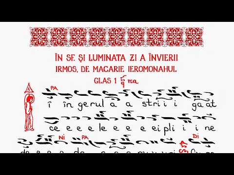 Ingerul a strigat - Axion la Invierea Domnului, glas 1, de Macarie Ieromonahul