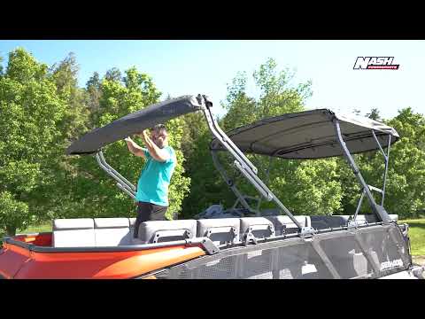 Sea Doo -  How to open and lower your Double Bimini Top