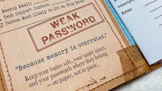 Oops… I Forgot It Again! | Funny Password Journal DIY + Free Printables
