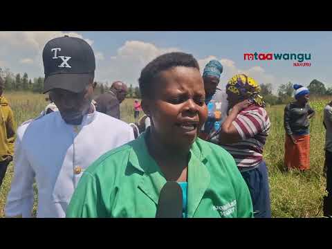 Watch: Emotions run high as Njoro residents search for remains of teen mauled by hyena