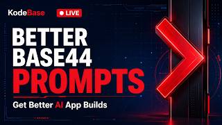 Join me live for Base44 Prompt Engineering: How to Get Better AI App Builds.