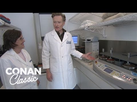 Conan Visits The "Good Housekeeping" Laboratory - "Late Night With Conan O'Brien"
