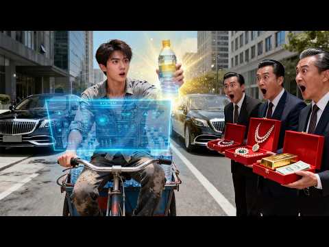 Poor guy Picks Up a Regular Bottle,3 Billionaires Offer Millions—He Gains the Power to Grant Wishes!