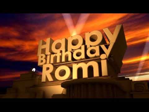Happy Birthday Romi