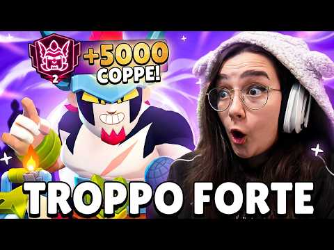 Questo NUOVO BRAWLER mi ha fatto ARRIVARE a 5000 COPPE!
