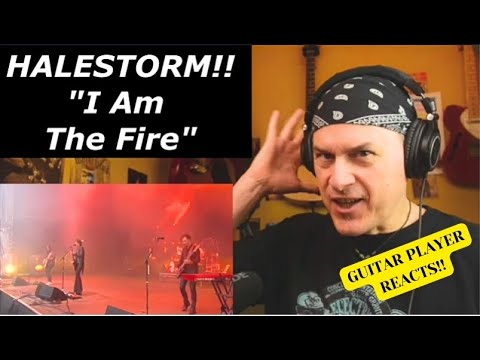 Guitar player REACTS!! Halestorm "I Am The Fire"!! ***See description for links to my channel's gear