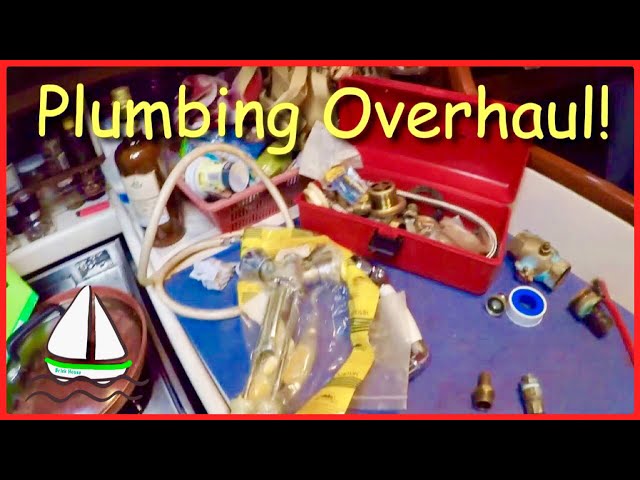 Sailboat Plumbing DIY (Replace Copper Pipes w/ PEX) Patrick Childress Sailing Tips/Sailing Video #27
