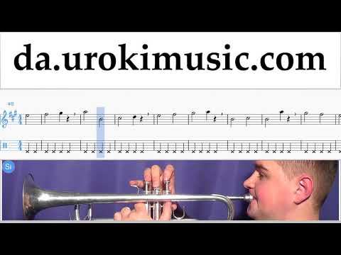 Lær At Spille Trompet The Pink Panther - Theme Song Uddannelse Metode Del 1 øvelser um-i246