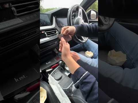 We tried the LUST 'romance' chocolate and caved before date night 😭  #couplegoals #couple #lust