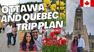 🇨🇦🇨🇦Ottawa & Quebec city Trip Plan🇨🇦🇨🇦 | From Toronto | Canada Travel Vlogs | ThreeCanadianPassports