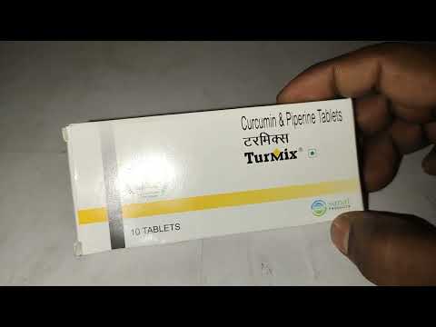 Curcumin piperine tablet, bottle of 30 capsules, 500 mg