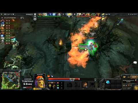 Na'Vi vs The Alliance Game 2 - StarLadder VII LAN Finals DOTA 2 - Tobi Wan & Bruno