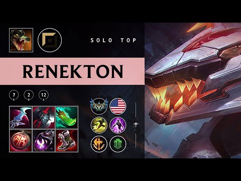 Renekton Top vs Urgot - NA Challenger Patch 25.24
