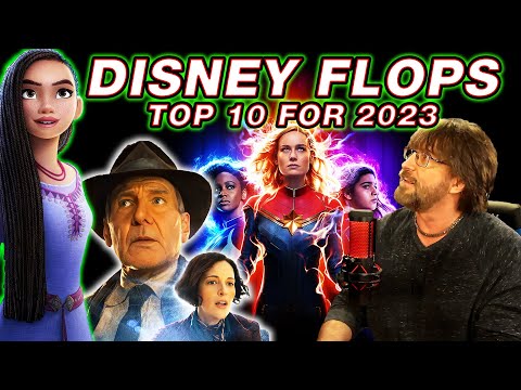 TOP 10 - Disney's Biggest Movie Flops of 2023