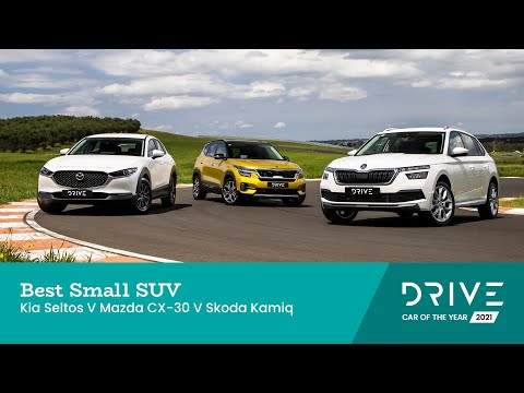 Kia Seltos v Mazda CX-30 v Skoda Kamiq | Best Small SUV | Drive Car of the Year 2021