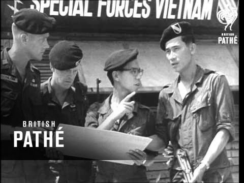 Vietnam Soldier Gets Medal From President Johnson (1964)