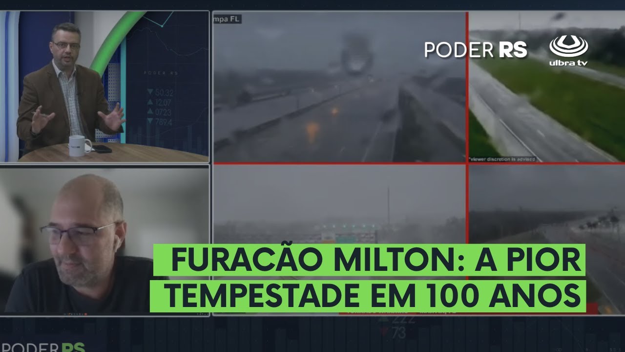 FURACÃO MILTON: A PIOR TEMPESTADE EM 100 ANOS | PODER RS