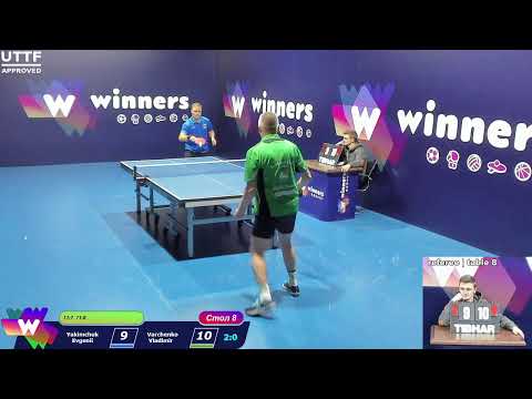 Yakimchuk Evgenii - Varchenko Vladimir . WINners CUP Table Tennis 8 05.12.2020 20:15