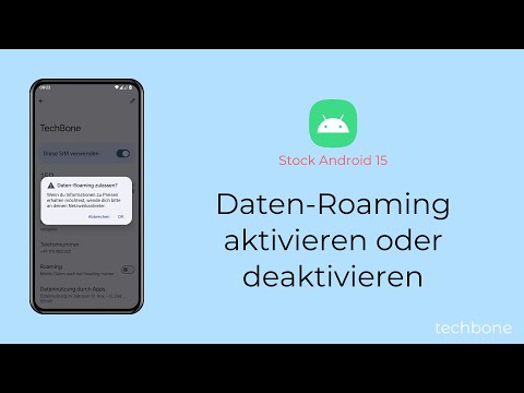Daten-Roaming aktivieren oder deaktivieren [Android 15]