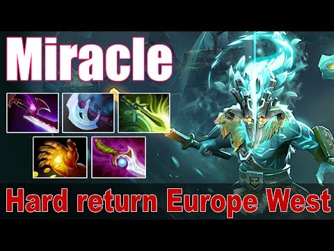 Miracle - Arcana Juggernaut | Hard return Europe West | Dota 2 Gameplay