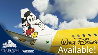 [A32NX] Azul Linhas Aereas | Disney | FlyByWire Airbus A320neo (8K) video