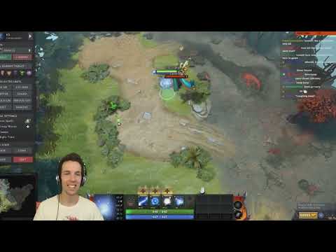 Grubby discovering IO and being impressed by Io voice line in his dota 2 A to Z