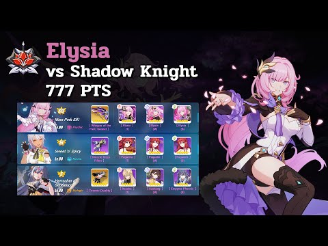 [Honkai Impact 3] - Red Lotus Abyss 409D, Elysia (SSS) vs Fu Hua Shadow knight 777 pts