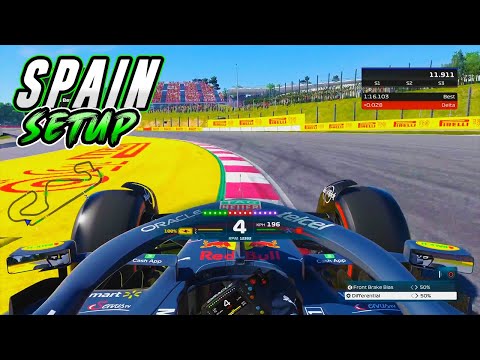 F1 22 SPAIN HOTLAP + SETUP (1:15.999)