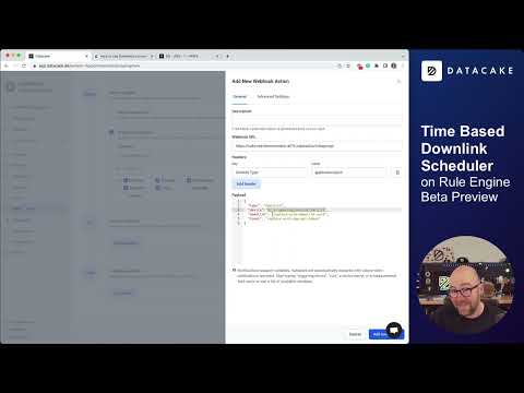 How to create time based mass downlinks with our new rule engine beta