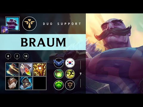 Braum Support vs Leona - KR Diamond Patch 25.22