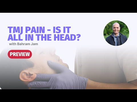 Anatomie & Behandlungswissen Videos – Interaktives Nachschlagewerk für Physio, Massage, Therapie 32 TMJ Pain - Is it all in the head Masterclass