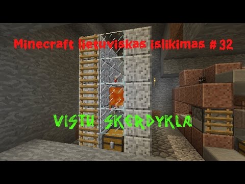 Minecraft 1.8 Islikimas Lietuviskai #32 Viščiukų Skerdykla!