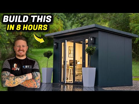 How to Build a Garden Room in ONLY Eight Hours - ANYONE CAN DO THIS