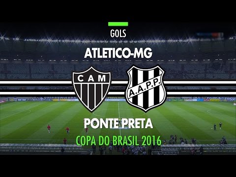 Gols - Atlético-MG 1 x 1 Ponte Preta - Copa do Brasil - 24/08/2016