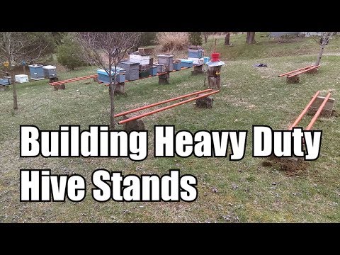 , title : 'Building Heavy Duty Bee Hive Stands (Skunk Proof)'