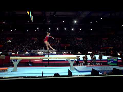 WEVERS Sanne (NED) - 2019 Artistic Worlds, Stuttgart (GER) - Qualifications Balance Beam