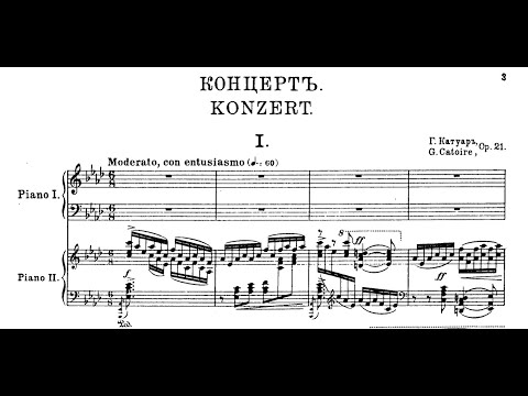 Georgy Catoire - Piano Concerto Op. 21 [Takenouchi]