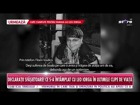 A murit Leo Iorga! Ce reacție a avut fiul artistului