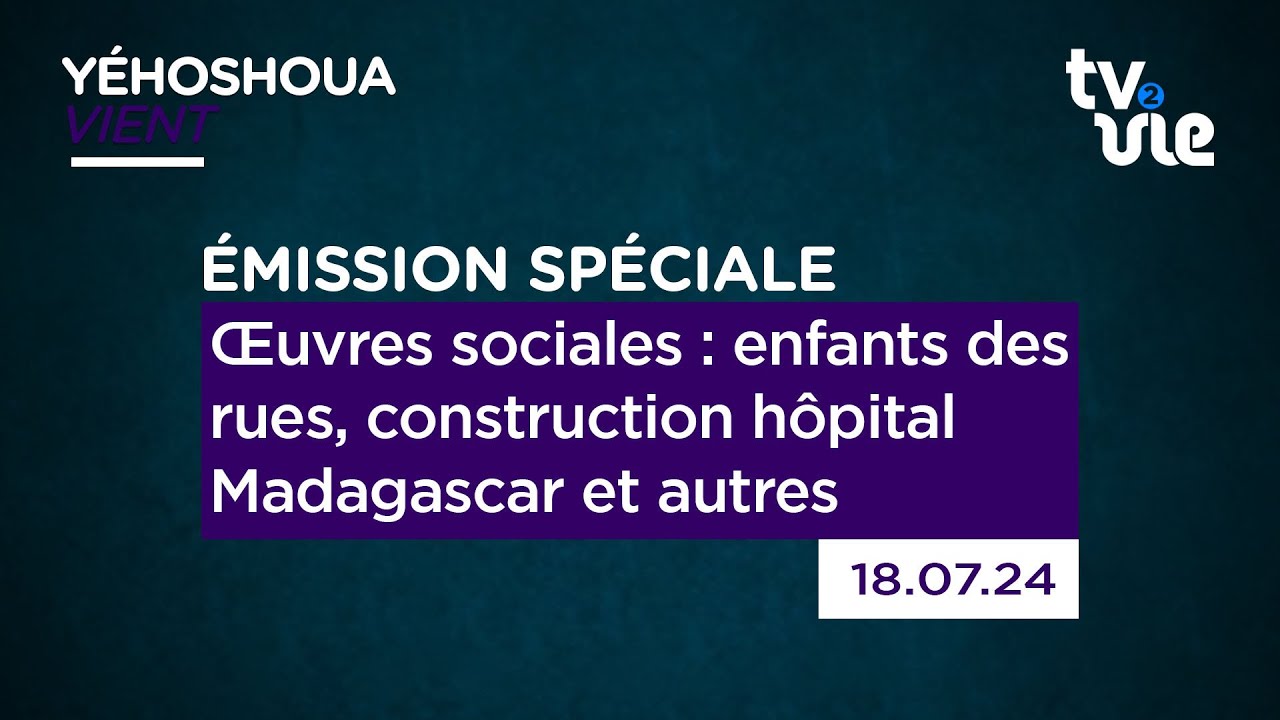 Thumbnail of video: Œuvres sociales : enfants des rues, construction hôpital et autres