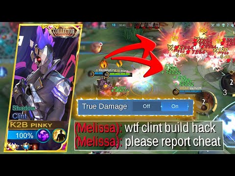 CLINT BRUST LATE GAME | BUILD CLINT MLBB | MOBILE LEGENDS