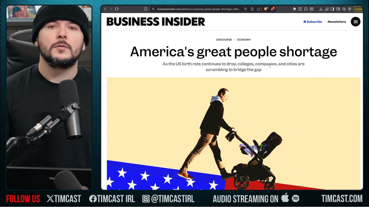 Population Collapse PART 2: Tim Pool & Elon Musk WARN Of Coming Depression, Social & Economic CRISIS - YouTube